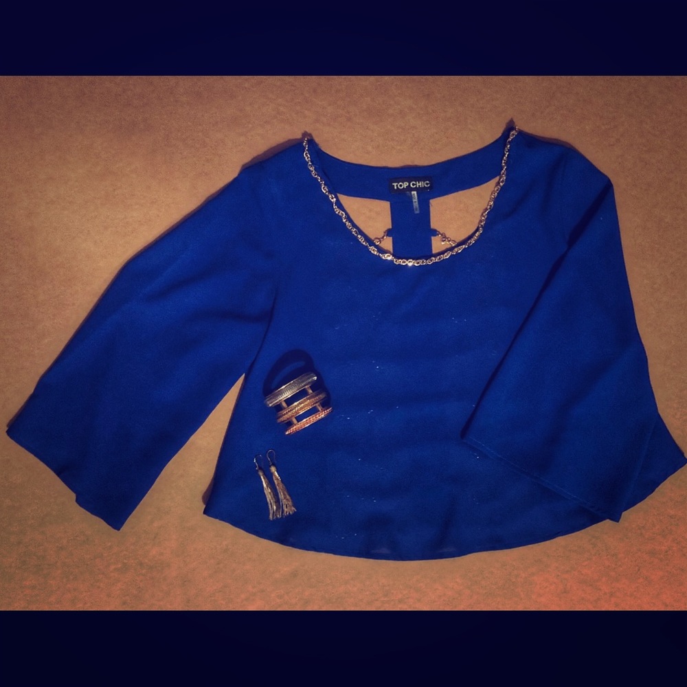 Royal blue Blouse
